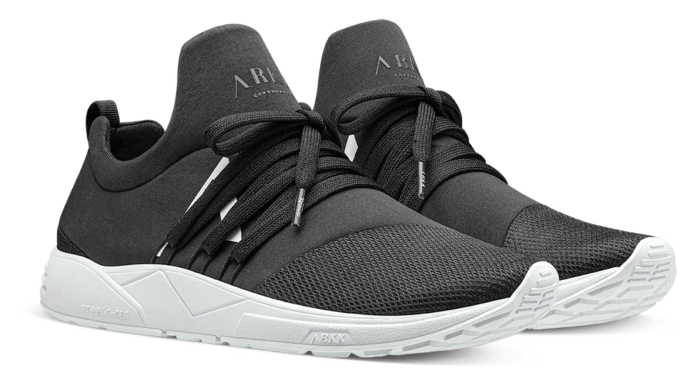 ARKK NOS Raven Mesh PET S-E15 | Jet Black White | Women Raven